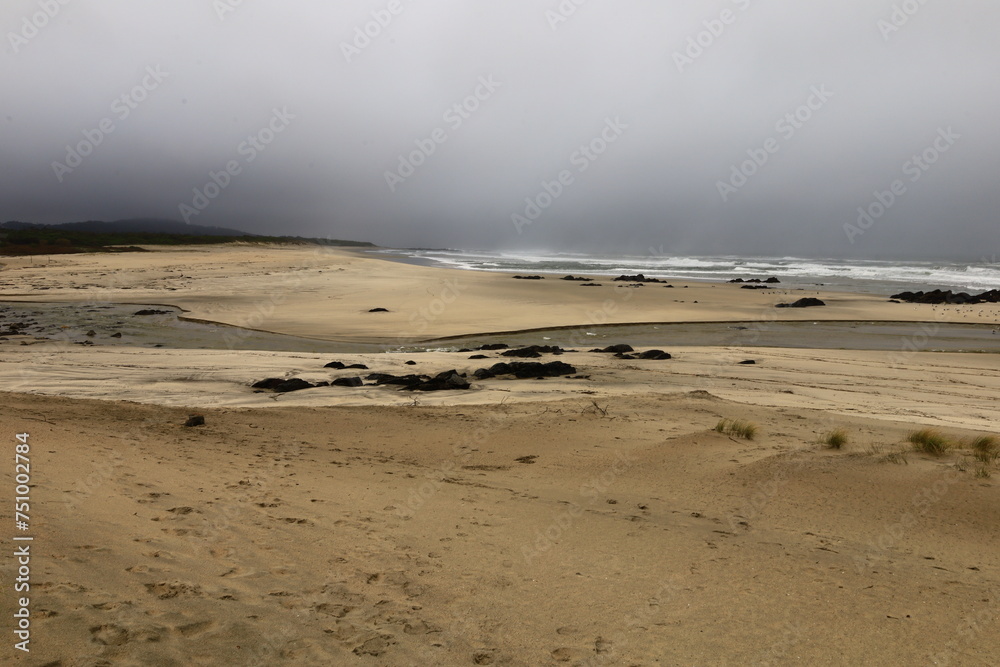 Camarido Beach is located at the most north-westerly point of the Portuguese Camarido Beach is located at the most north-westerly point of the Portuguese