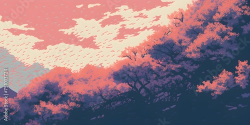 Sakura cherry blossom in spring - tender beautiful pastel floral abstraction