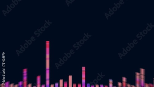 Human genome DNA analysis - visualization of a genome map sequence