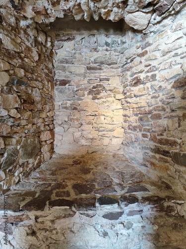 old wall - stone and bricks