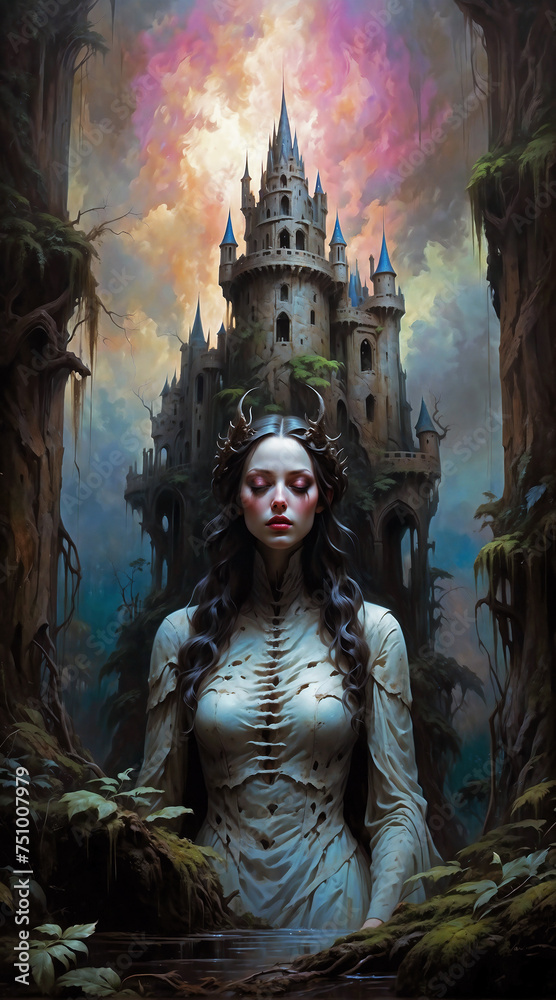 Dark Castle – Princess With White Dress4