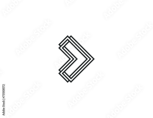 Arrow Logo Concept icon sign symbol Design Element. Financial, Consulting, Logistics Logotype. Vector illustration template