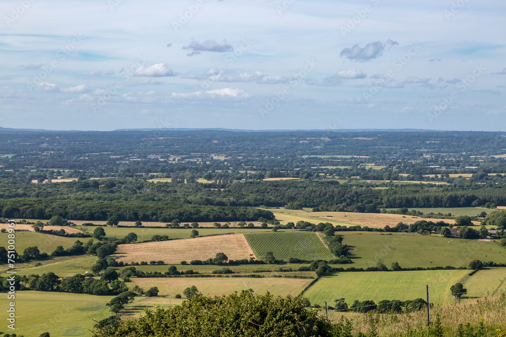 A view over the Sussex Weald from near Devil's Dyke