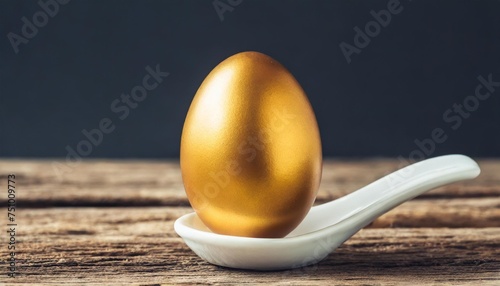 unique golden egg photo