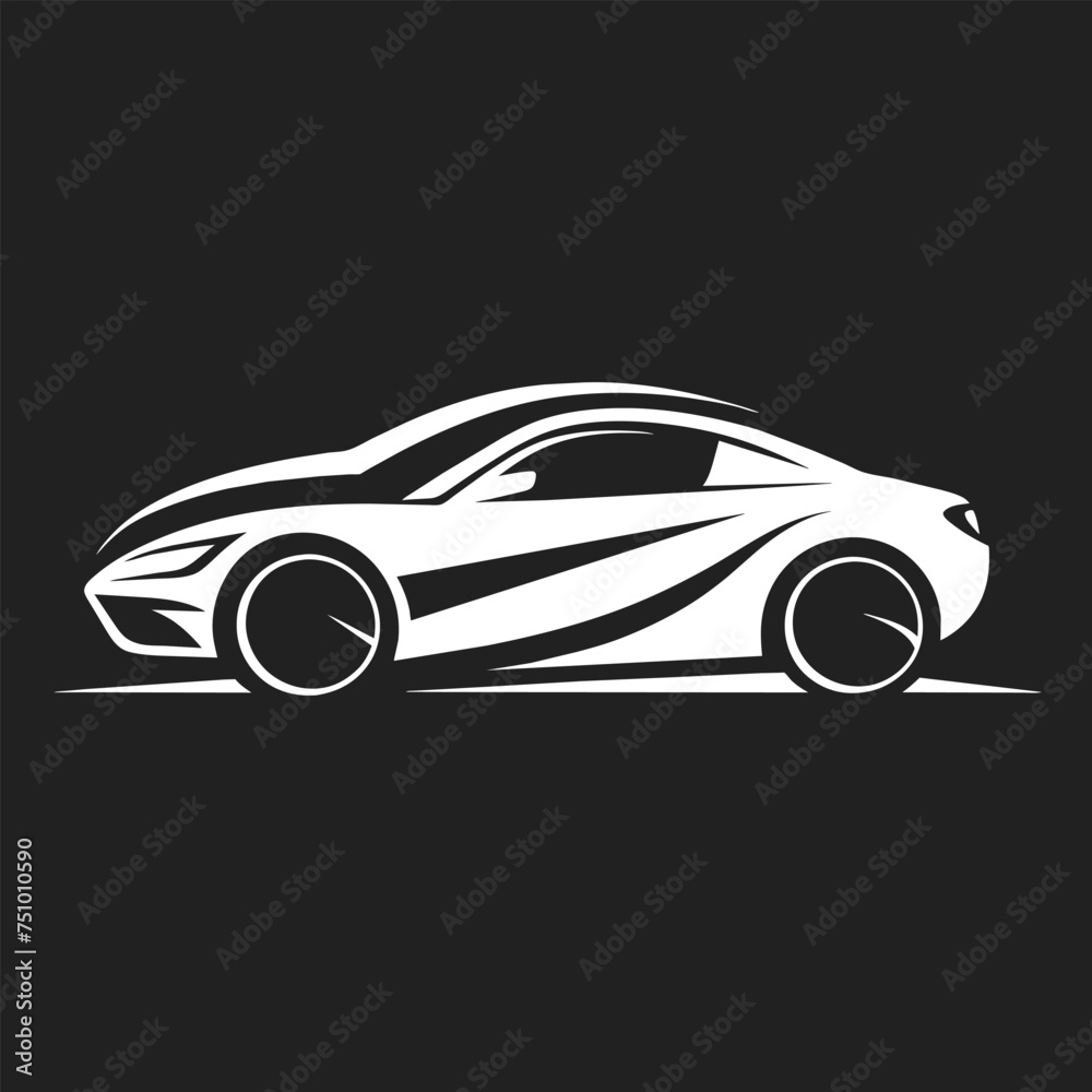 Car logo icon vector illustration