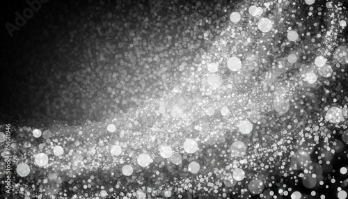 texture background abstract black and white or silver glitter and elegant for christmas
