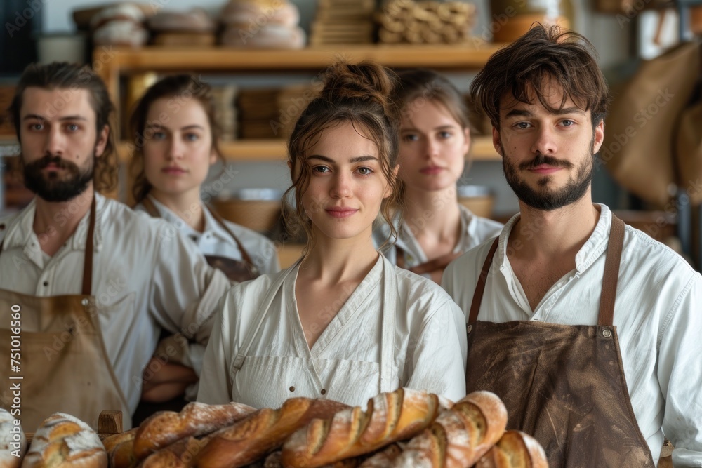 Bakers Crafting Fresh Artisanal Bread Bakers Crafting Fresh Artisanal Bread