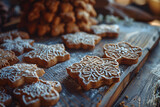 Baked gingerbread