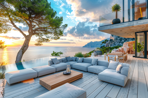 Luxury Outdoor Lounge Terrace