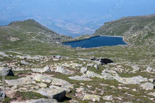 Summer Landscape of Rila Mountain near Kalin peaks, Bulgaria photo