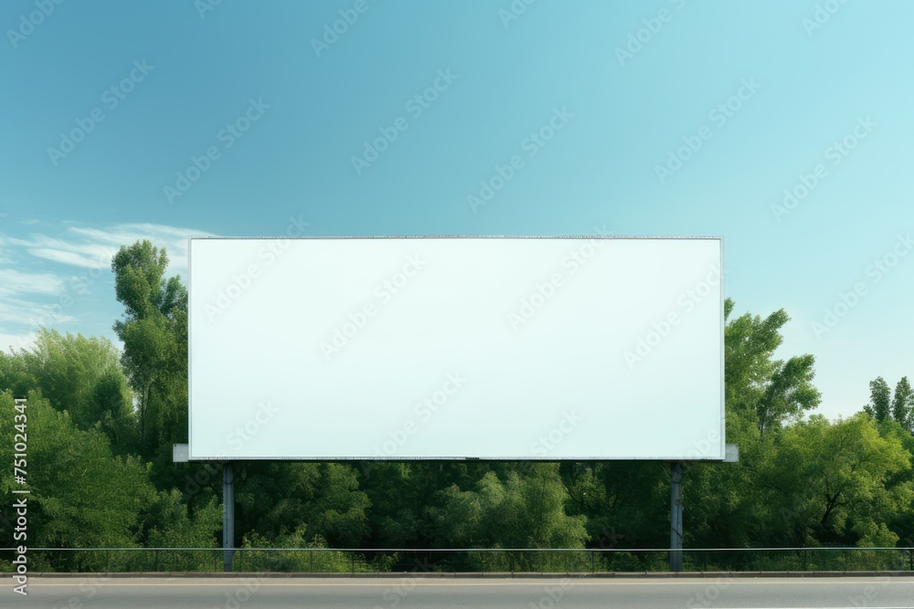 a billboard on the side of the road a billboard on the side of the road
