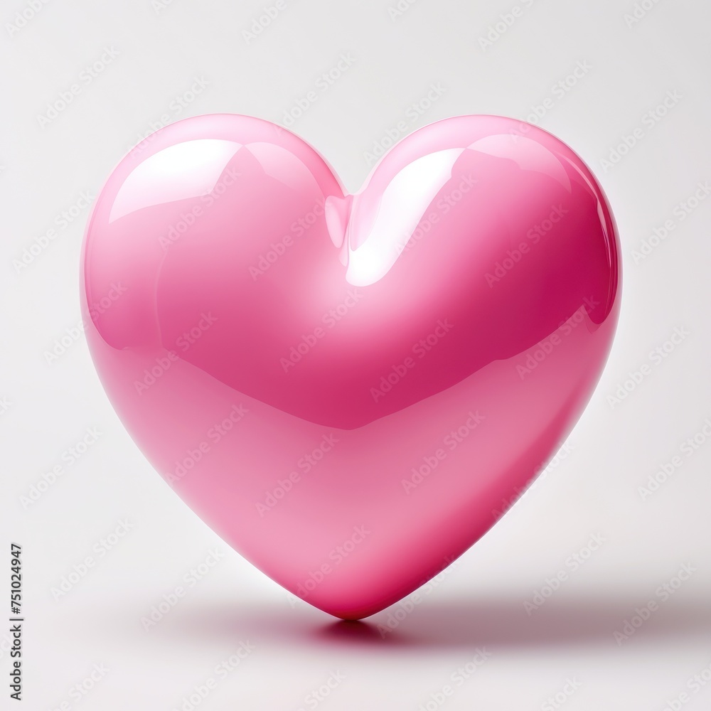 a pink heart shaped object