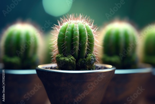 a cactus in a pot photo