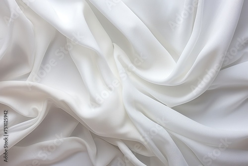 a close up of a white fabric