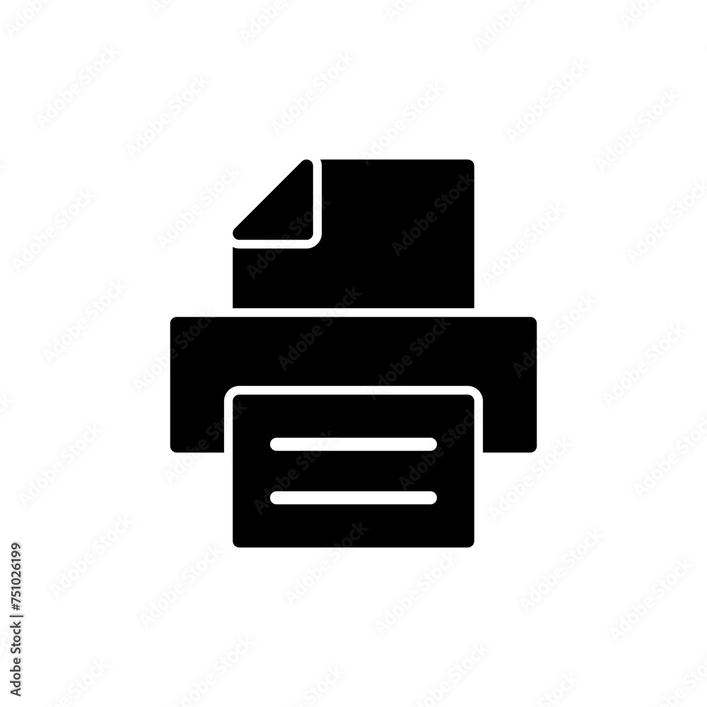 Printer icon vector isolated on white background. print icon. Fax vector icon. Printer icon vector isolated on white background. print icon. Fax vector icon.
