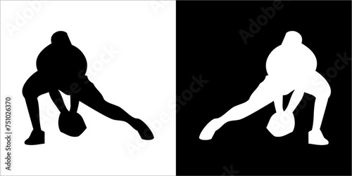Illustration vector graphics of baseball icon