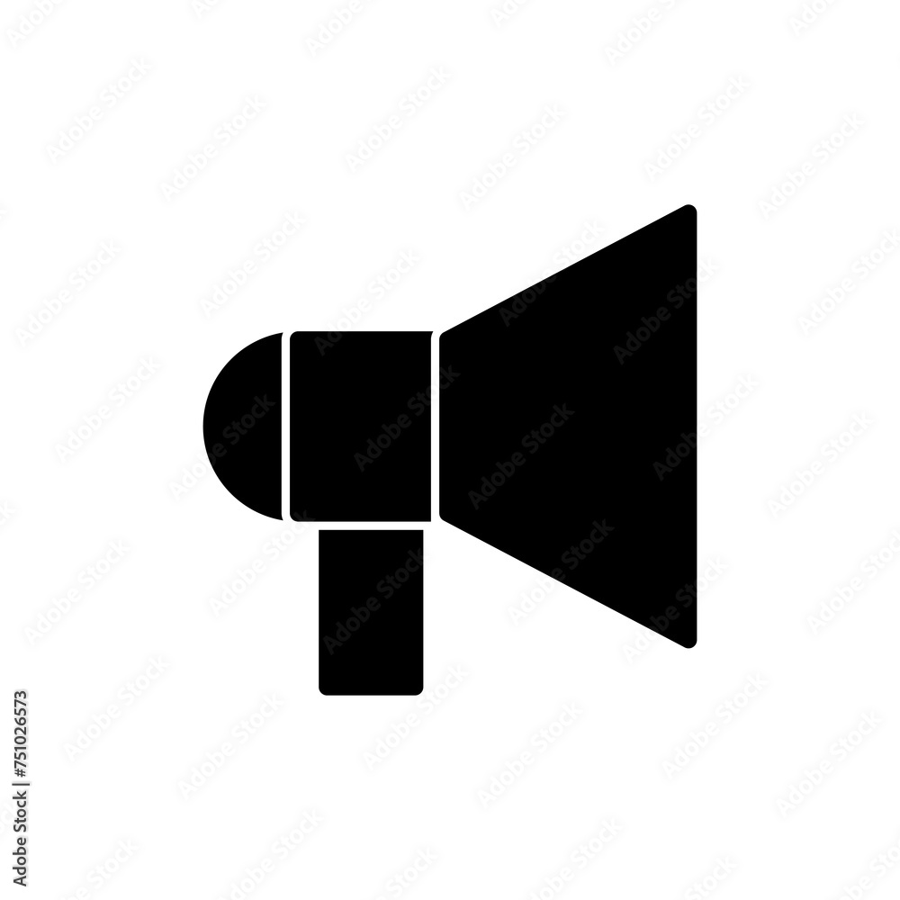 Megaphone icon vector isolated on white background. Loudspeaker icon vector. Volume icon Megaphone icon vector isolated on white background. Loudspeaker icon vector. Volume icon