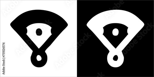 Illustration vector graphics of baseball icon