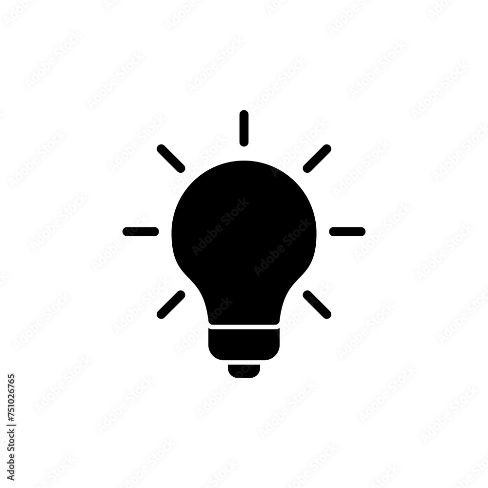 Lamp icon vector isolated on white background. Light bulb icon vector. Idea vector icon Lamp icon vector isolated on white background. Light bulb icon vector. Idea vector icon