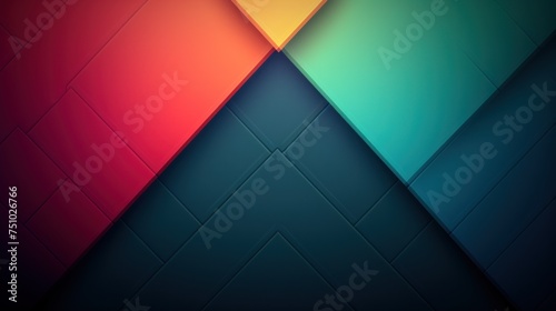 a colorful squares on a wall