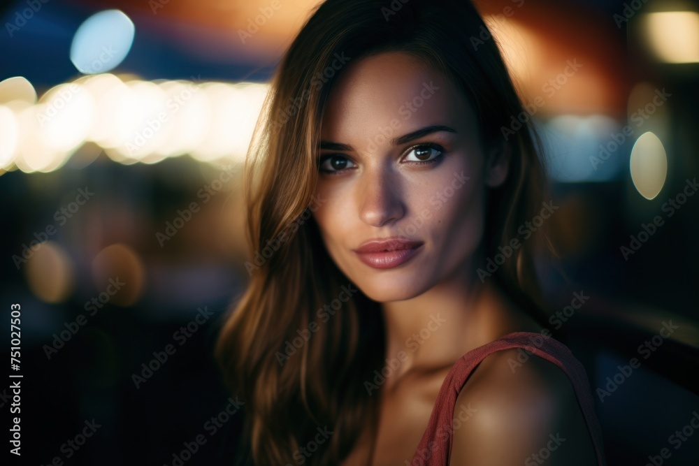 a woman with long hair and a red dress a woman with long hair and a red dress