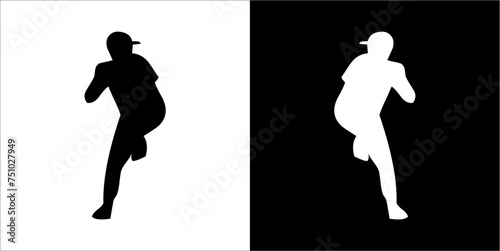Illustration vector graphics of baseball icon