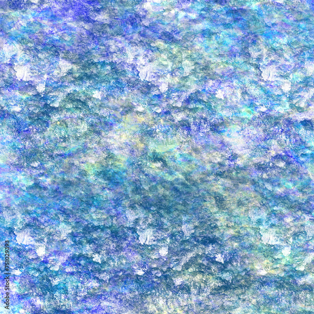 Obraz premium fondo, azul, celeste, patrón, acuarela, abstracta, variopinto, mezclada, efecto, superficie de muro, montaña, cristal, hielo, mineral, para diseño, brillante, web, redes, bandera, bonito, creativo.