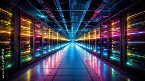 Data centers are places where data is stored that is safe and always ready at all times. 