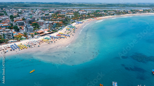 Porto de Galinhas, Brazil. Beach. The coral reefs are home to incredible tidal pools full of tropical fish, which is one of the main reasons why Porto Galinhas is so popular.