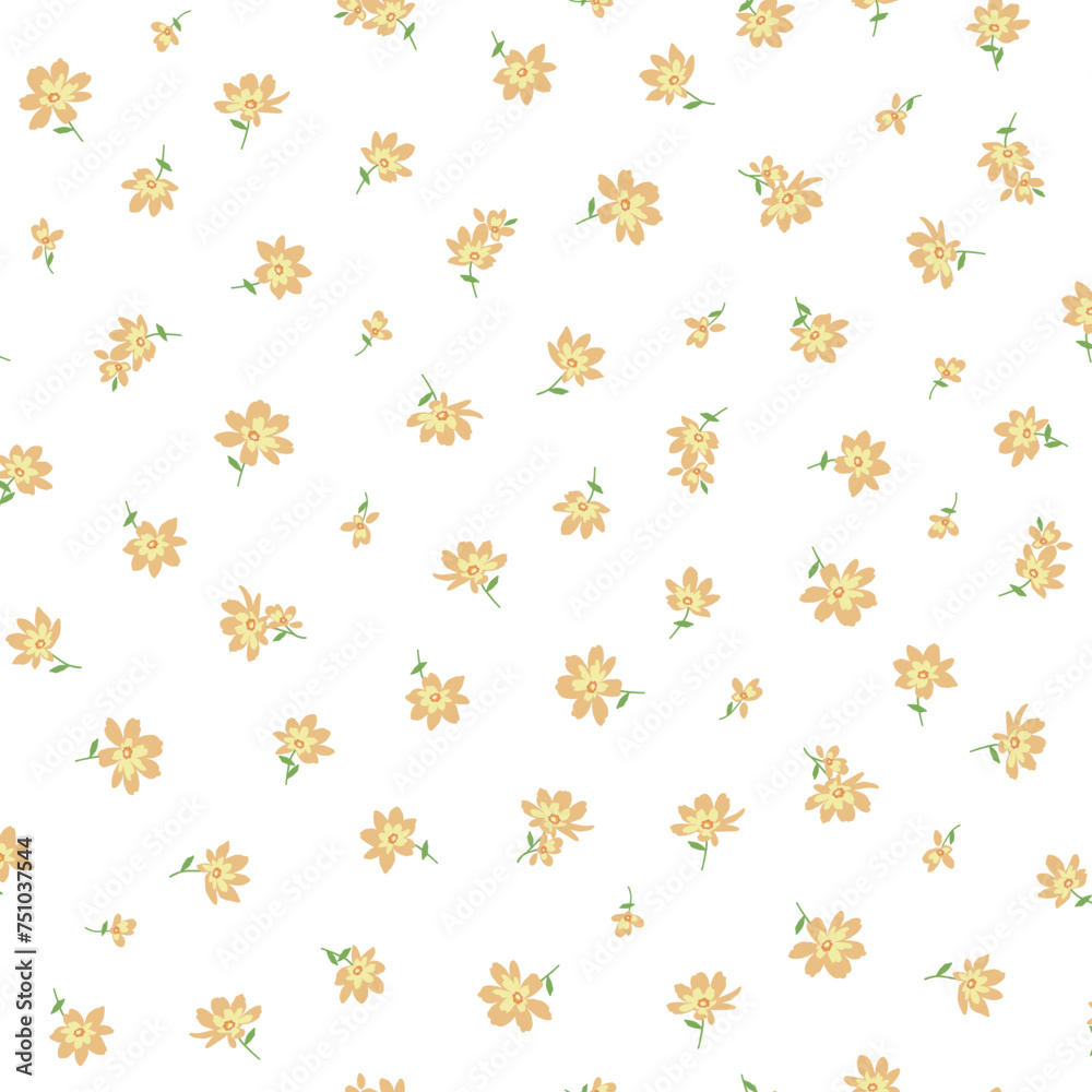 Cute floral pattern perfect for textile design, Cute floral pattern perfect for textile design,