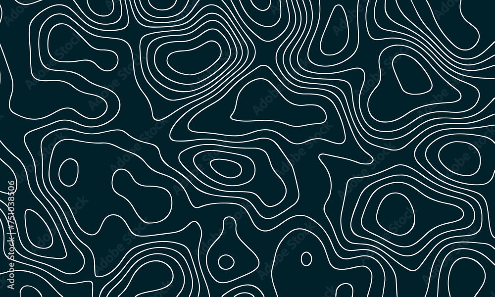 Vector pattern topographic map. Very suitable for mapping needs, background design, geology, geography, and so on