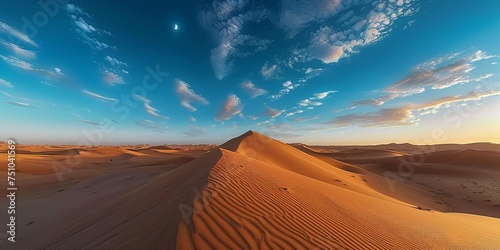 sand dunes in the desert