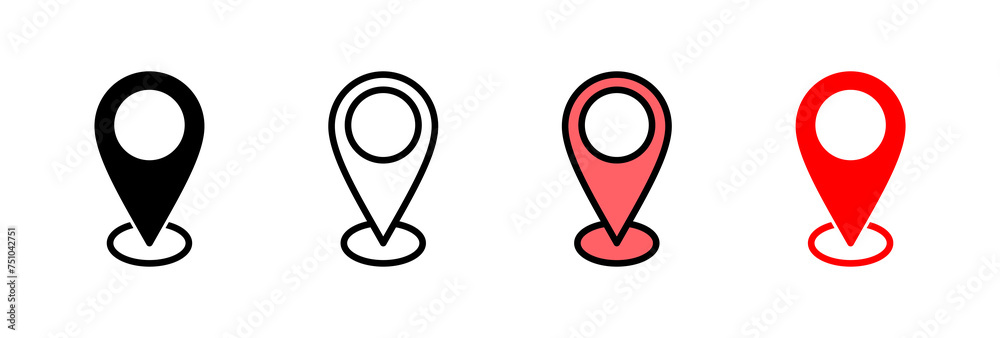 Address icon vector illustration. home location sign and symbol. pinpoint Address icon vector illustration. home location sign and symbol. pinpoint