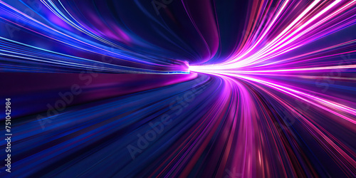 Dynamic motion blur lines background. Energetic movement concept with blurred speed lines. Action-packed design. photo