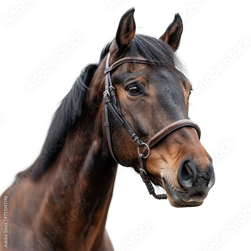 face of Horseisolated on transparent background  element remove background  element for design - animal  wildlife  animal themes