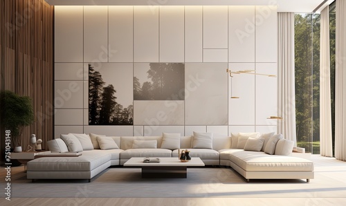 modern creative living room interior design backdrop ideas concept house beautiful background elevation of sofa with decorative photo paint frame full wall background