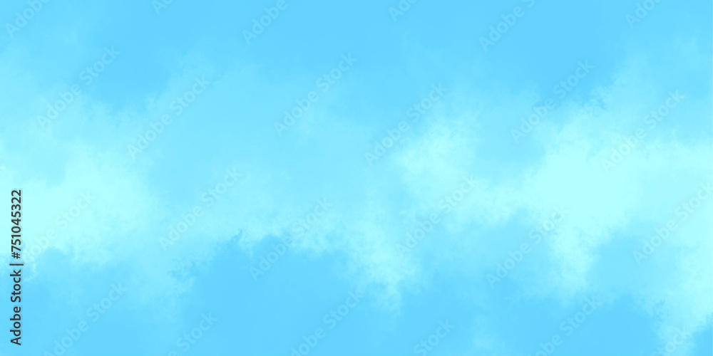 Sky blue liquid smoke rising realistic fog or mist ethereal burnt rough blurred photo,horizontal texture dreaming portrait vector desing cumulus clouds design element spectacular abstract.
