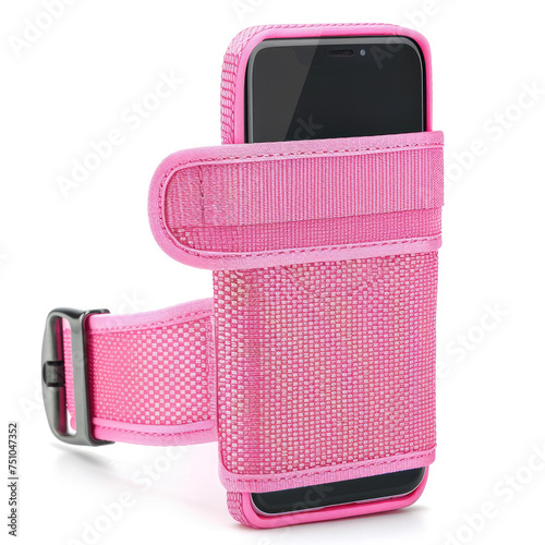 Delightful Pink Smartphone Running Armband photo