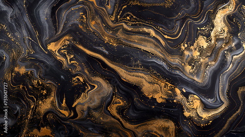 black and gold abstract background