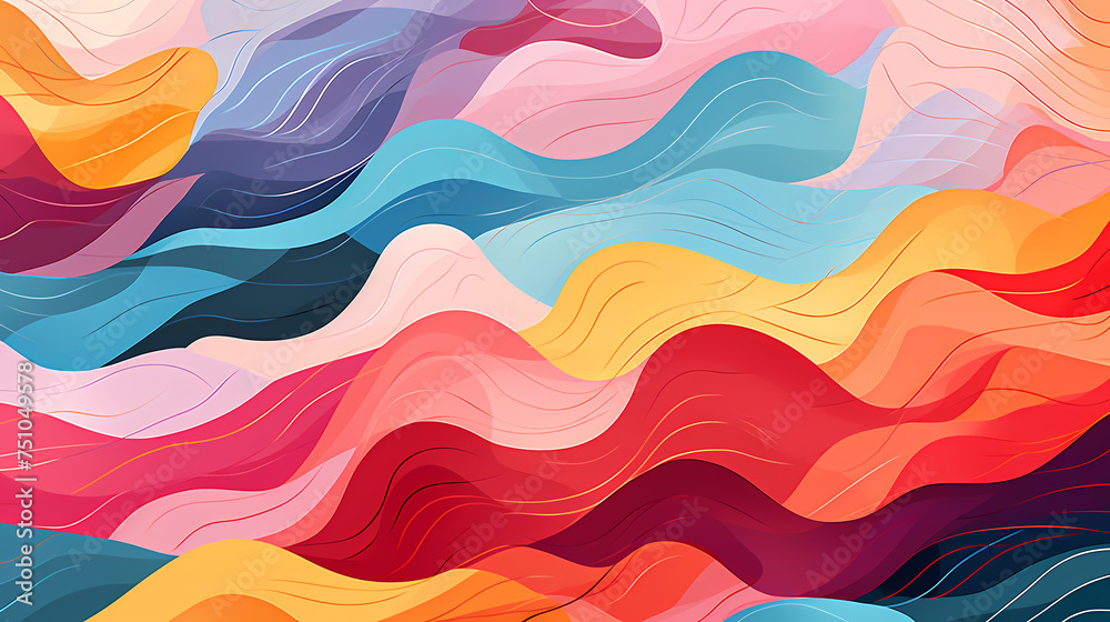 Fun colorful seamless pattern Fun colorful seamless pattern