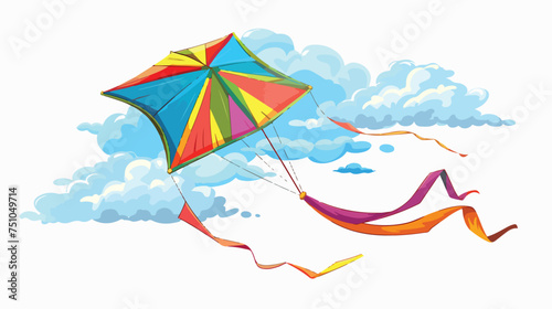 Isolated kite design isolated on white background ca