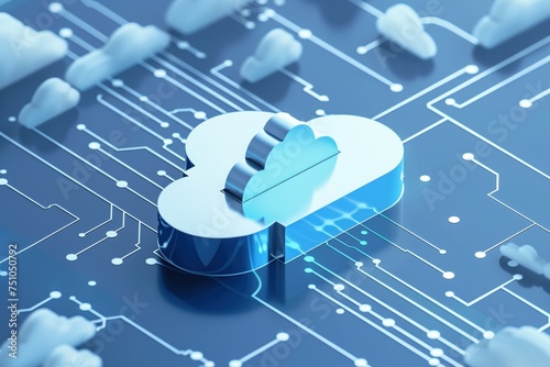Cloud storage technology and online data storage.