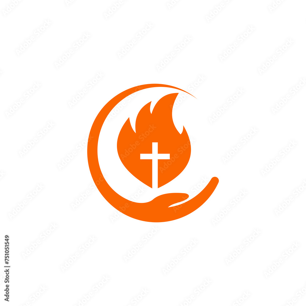 illustration of a fire