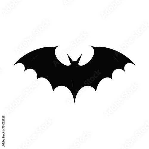 A BAT SIMPLE VECTOR MINIMALIST ALOT OF SHADOW BLACK AND WHITE 