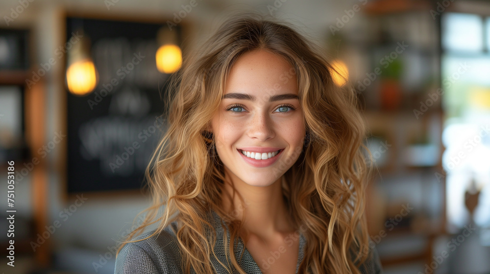 Smiling Elegant Confident Young Professional Business Woman, Portrait Of Successful Business Woman Inside Office, Standing With Arms Crossed, Generated With Ai Smiling Elegant Confident Young Professional Business Woman, Portrait Of Successful Business Woman Inside Office, Standing With Arms Crossed, Generated With Ai