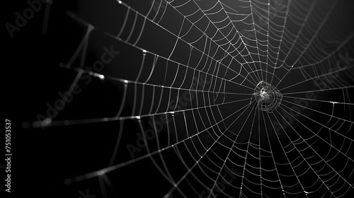 Intricate spider web