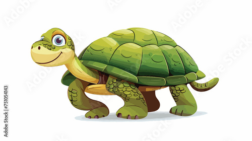 Turtle cartoon animal isolated illustration isolated