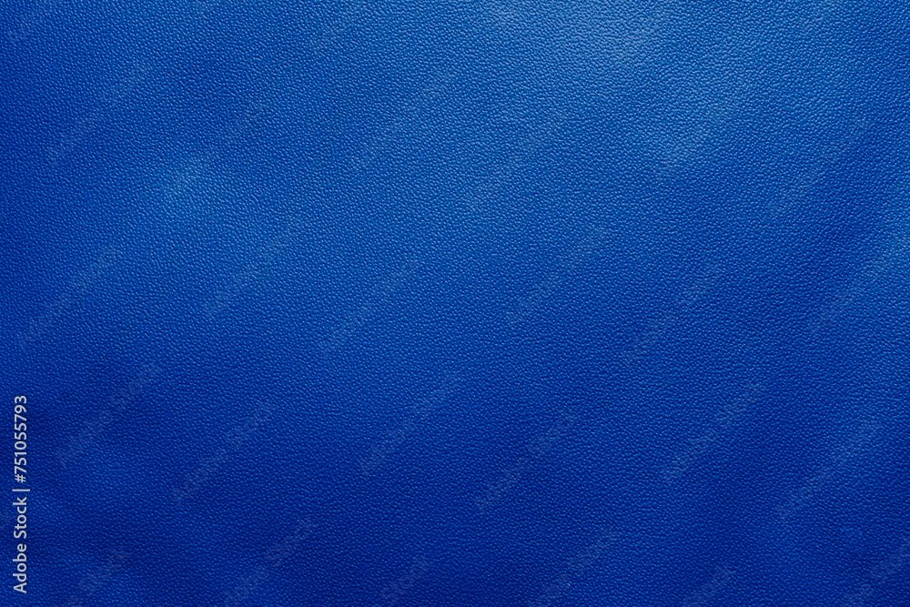 Blue Leather Texture Detailed Background - obrazy, fototapety, plakaty 