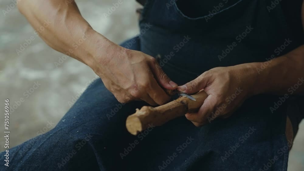 wood artisan with finesse in log sculpting wood artisan with finesse in log sculpting