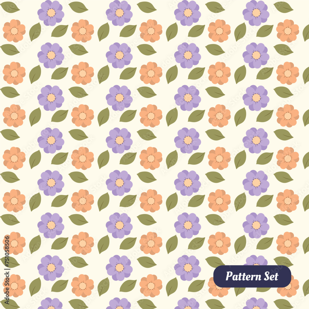 flowers pattern design, decoration flowers pattern design, decoration